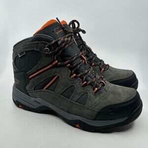 Hi Tec Boots Mens 7.5 Gray Waterproof Hiking Shoe Trail Outdoor Utility Gorpcore